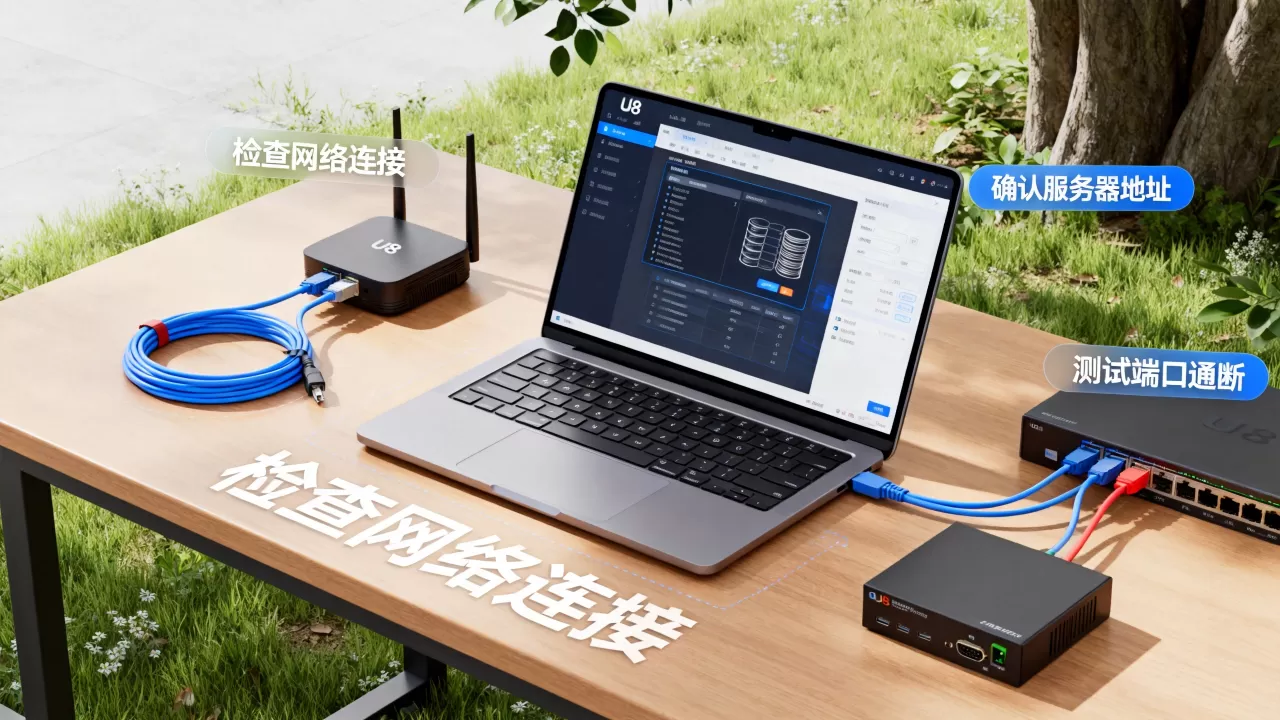 下载完U8和数据库后怎么连接服务器,连接不上怎么办 下载完U8和数据库后怎么连接服务器,连接不上怎么办