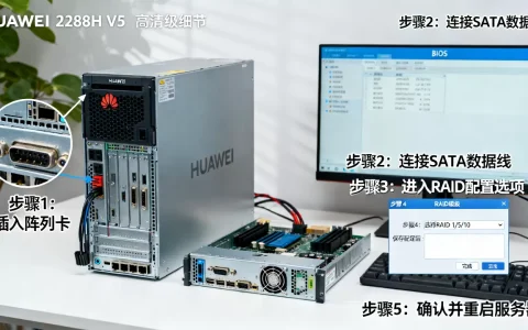 华为2288h v5服务器怎么做raid，配置步骤是什么