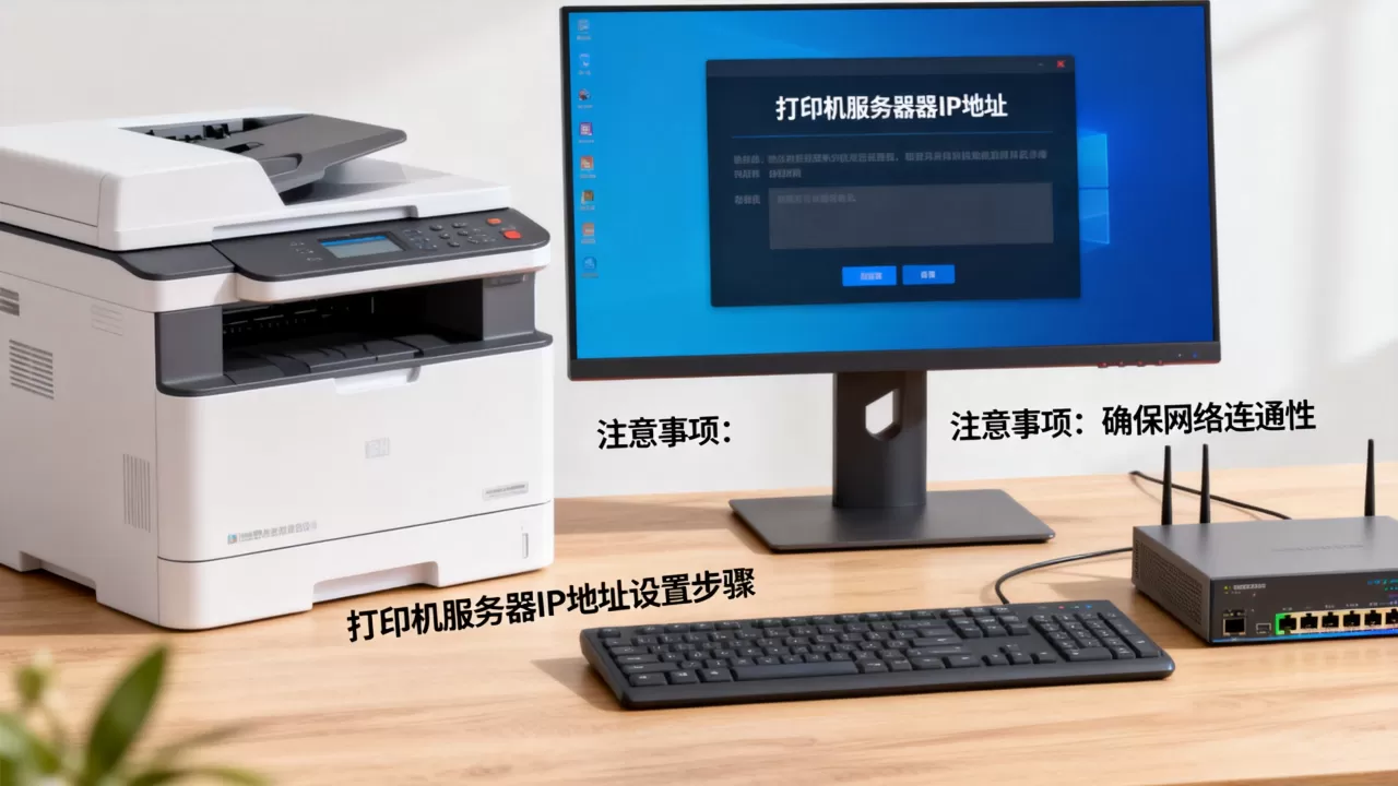 打印机服务器IP地址怎么设置,有哪些注意事项 打印机服务器IP地址怎么设置,有哪些注意事项
