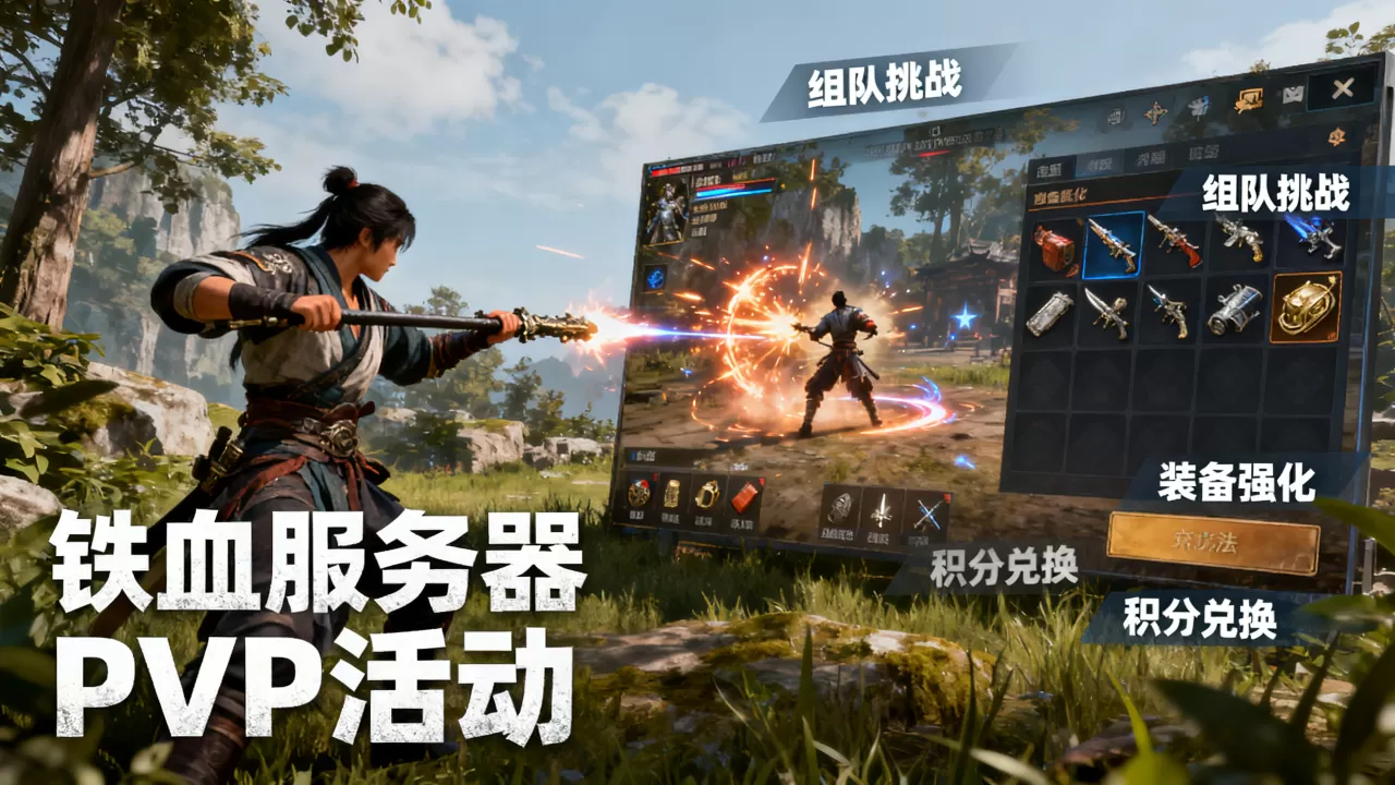铁血服务器PVP活动有哪些，怎么玩最划算？