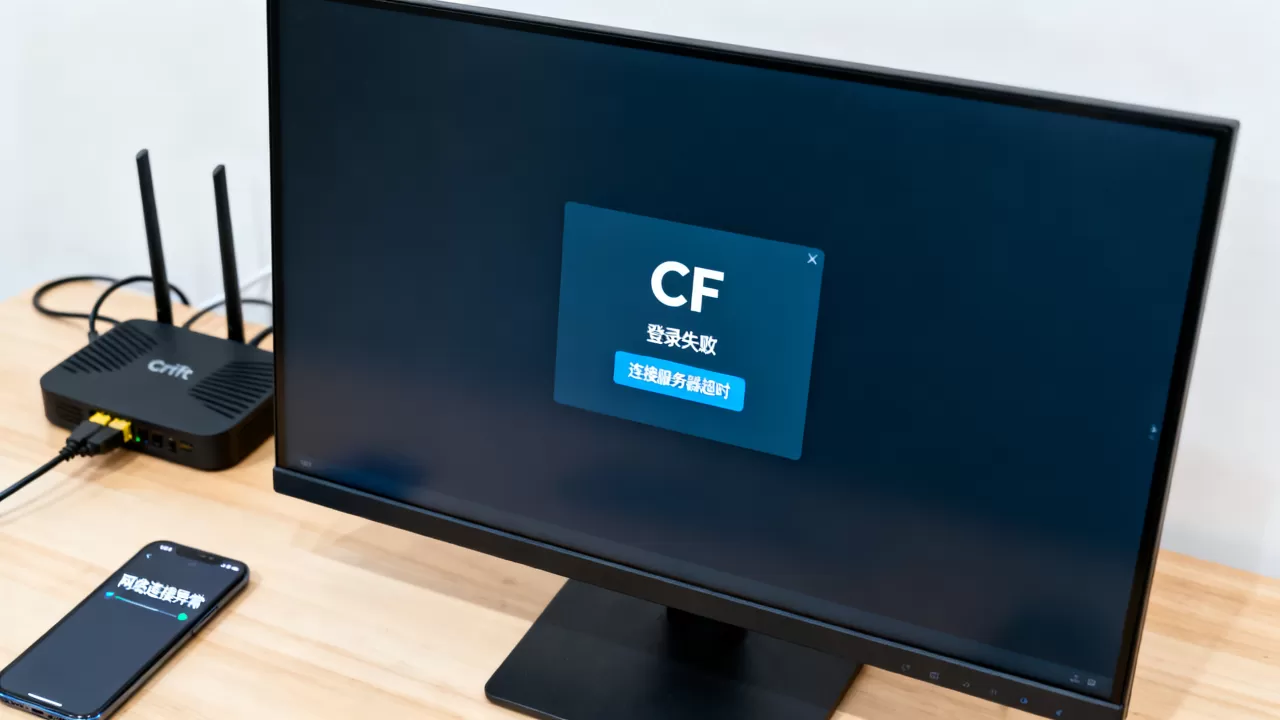 为什么cf登录连接不上服务器失败怎么回事 为什么cf登录连接不上服务器失败怎么回事
