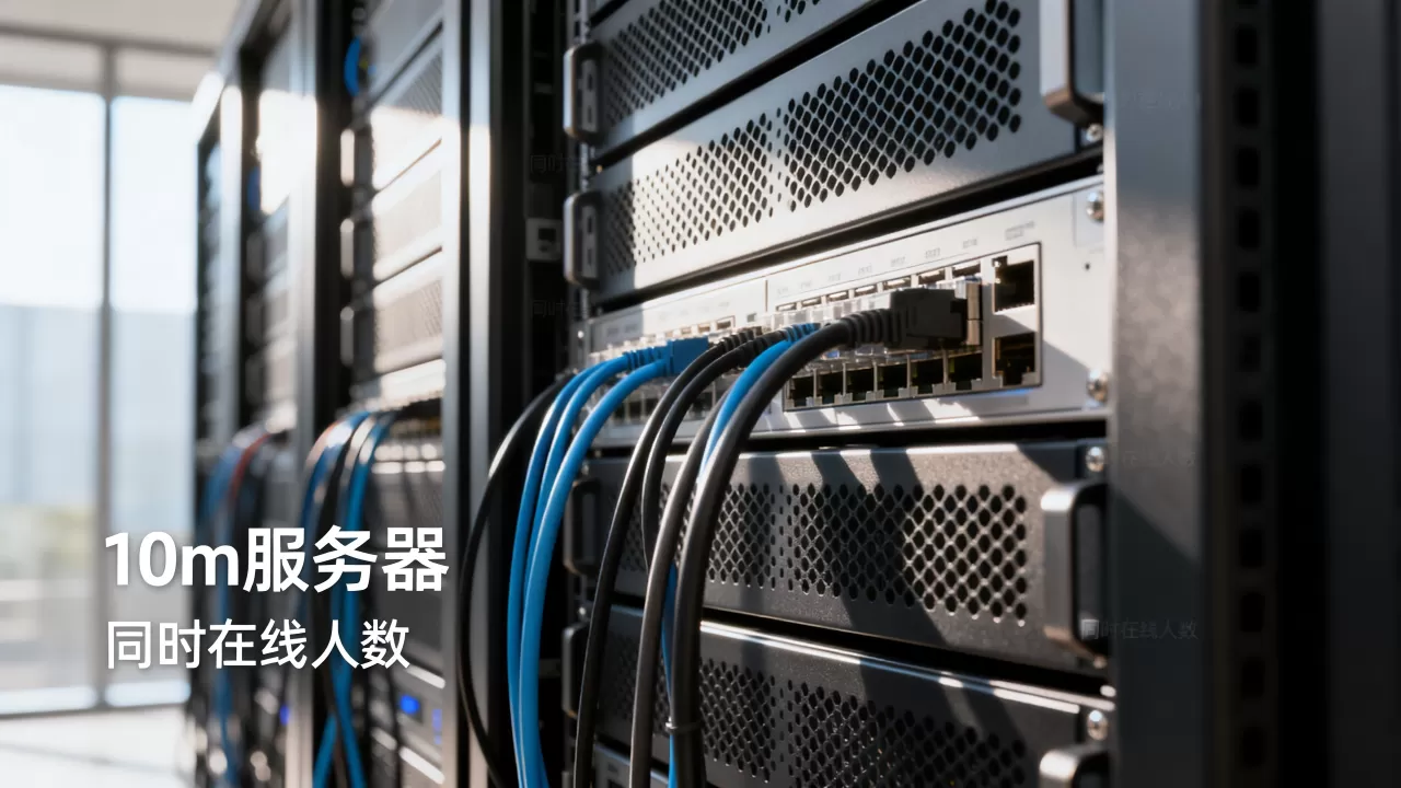 10m服务器同时在线多少人