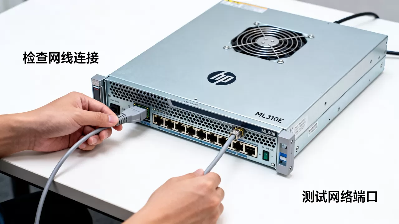 惠普ML310E服务器上不了网怎么办,网络故障怎么解决 惠普ML310E服务器上不了网怎么办,网络故障怎么解决