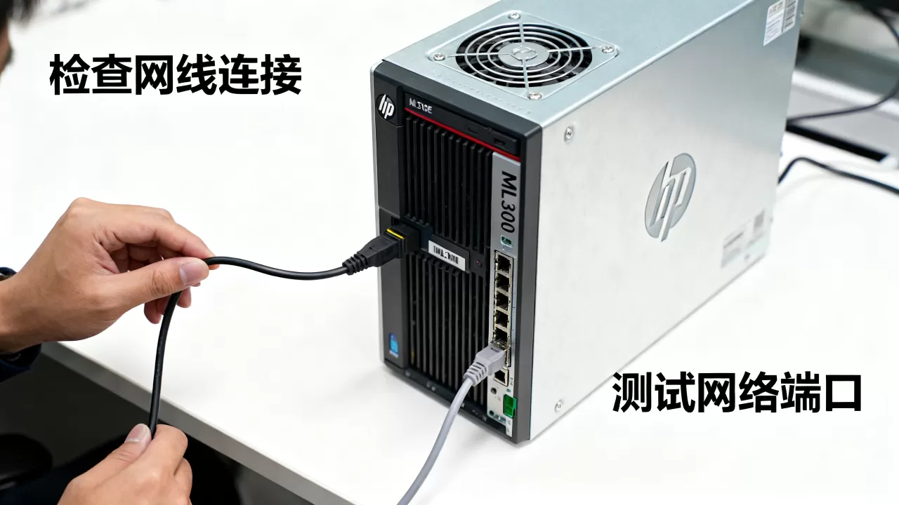 惠普ML310E服务器上不了网怎么办,网络故障怎么解决 惠普ML310E服务器上不了网怎么办,网络故障怎么解决