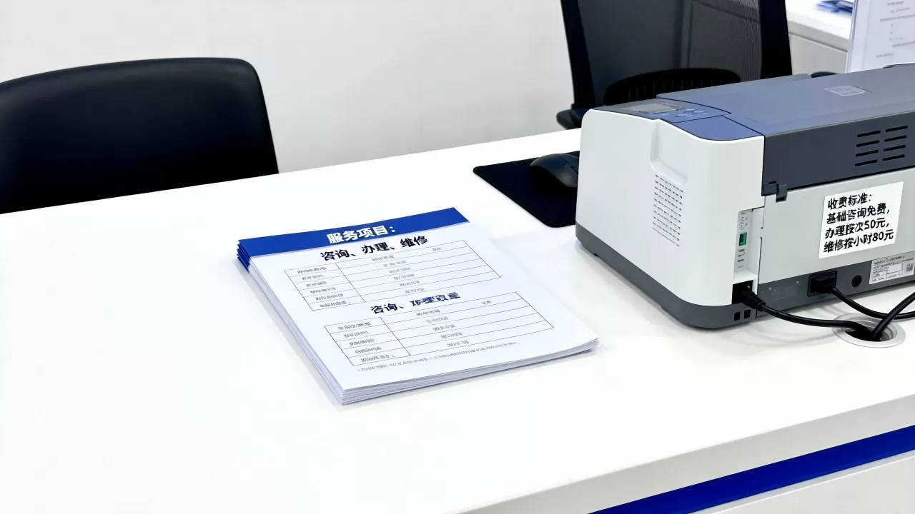 服务中心的服务项目包括哪些具体内容，怎么收费？