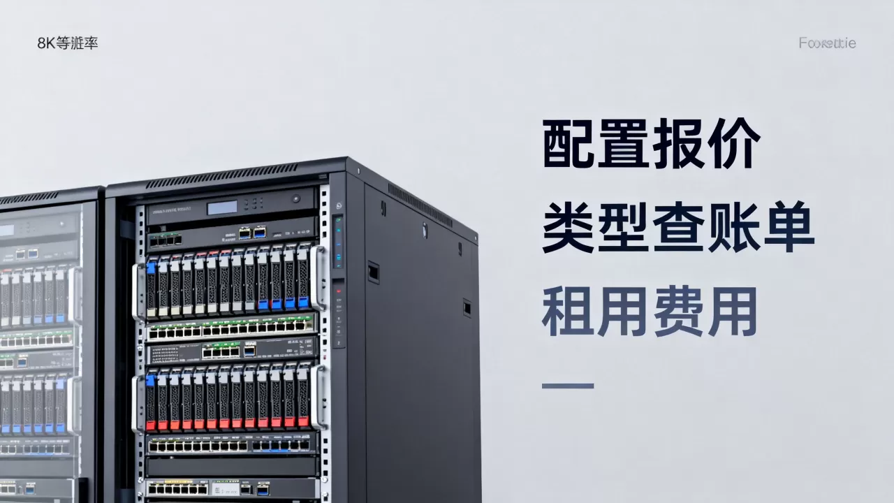 服务器怎么按配置报价和按类型查账单，服务器租用一个月多少钱？