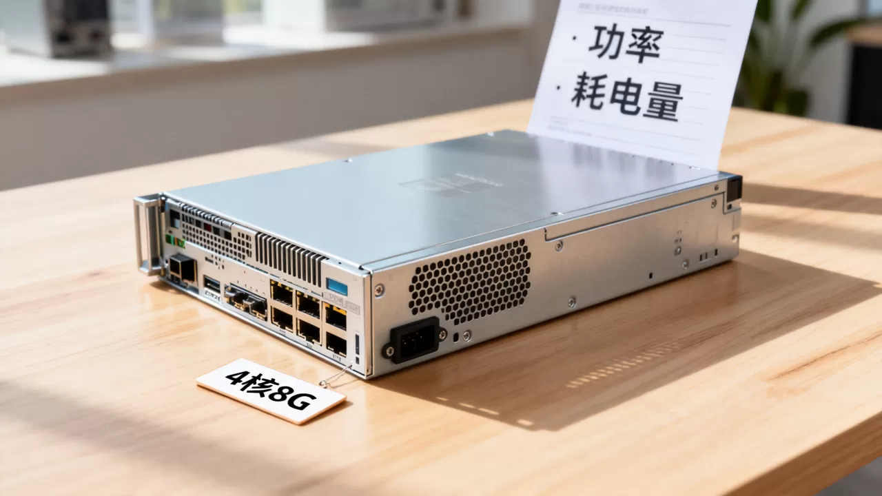 4核8G服务器功率是多少？，耗电量大吗