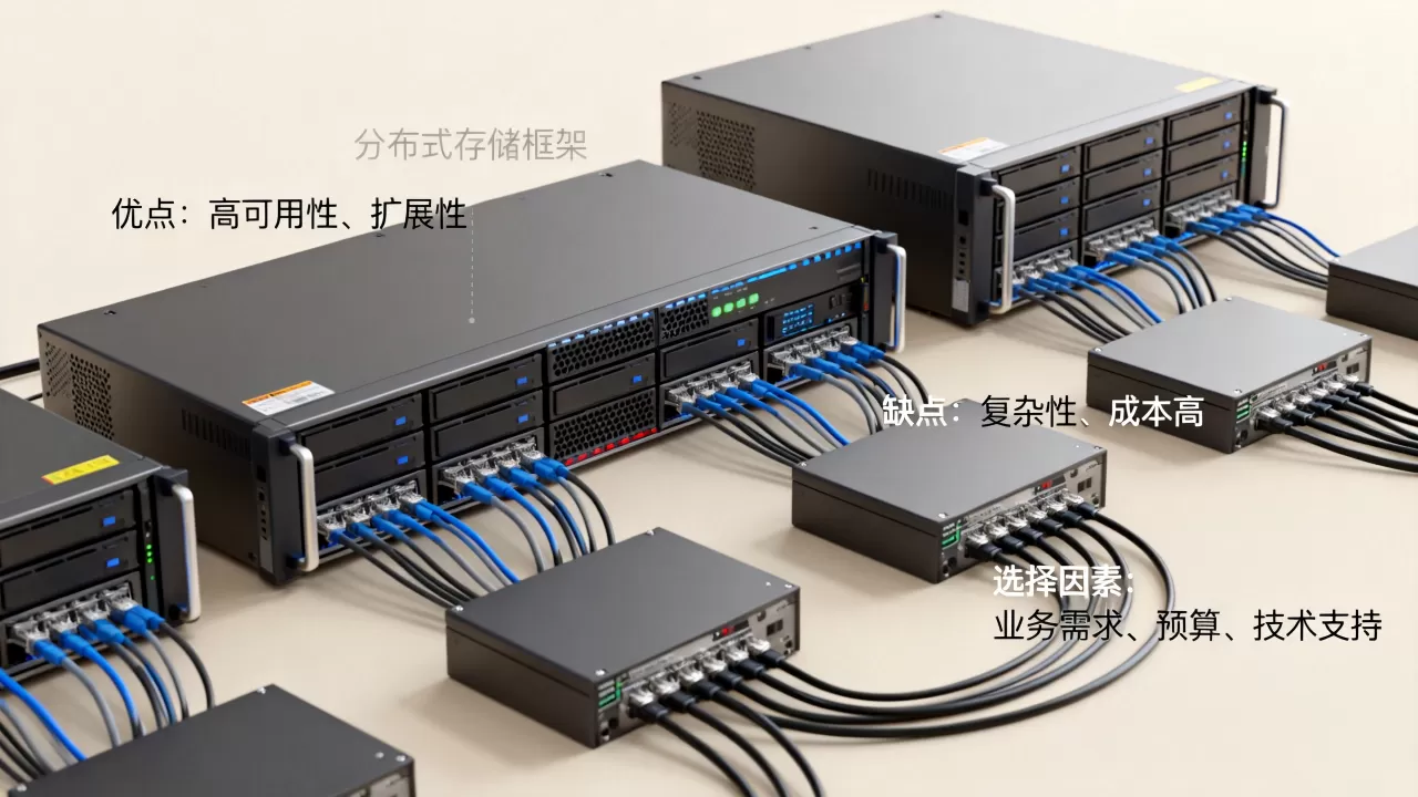 分布式存储框架的主要优缺点是什么？，如何选择？