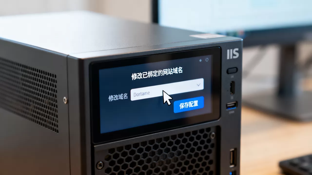 iis服务器网站配置_IIS服务修改已绑定的网站域名