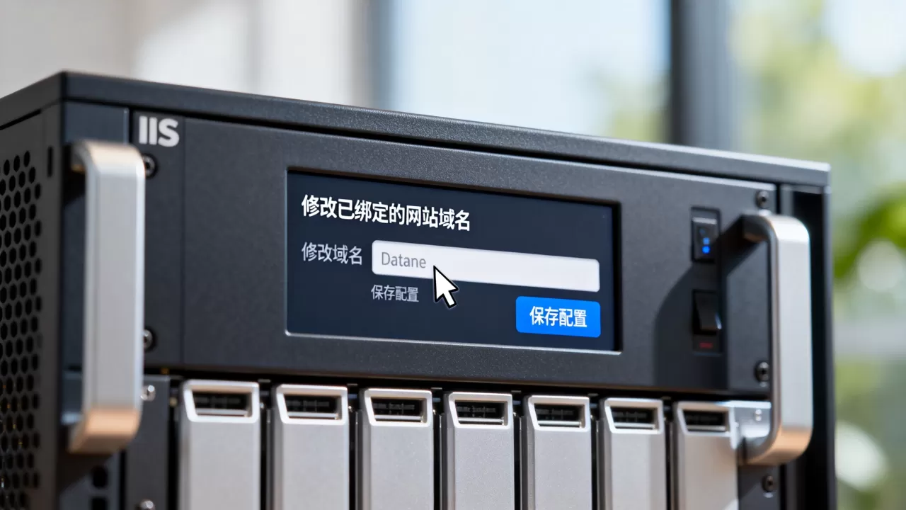 iis服务器网站配置_IIS服务修改已绑定的网站域名