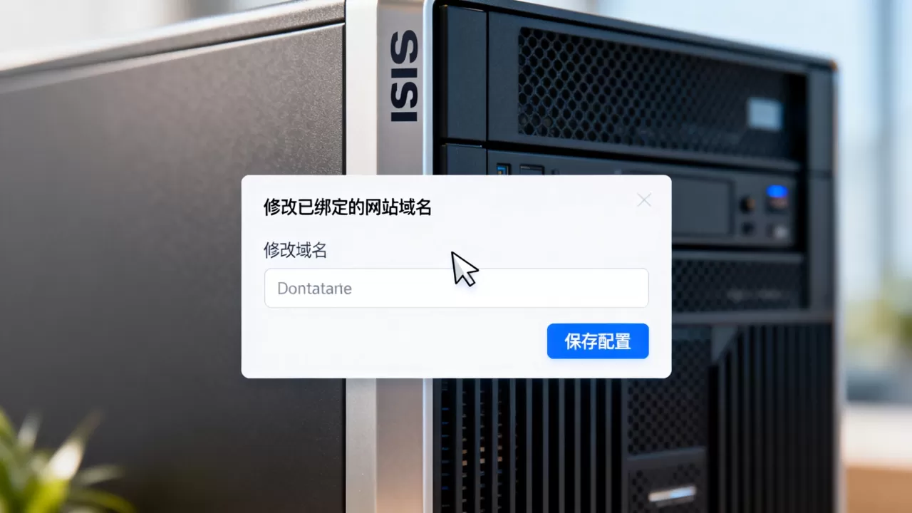 iis服务器网站配置_IIS服务修改已绑定的网站域名