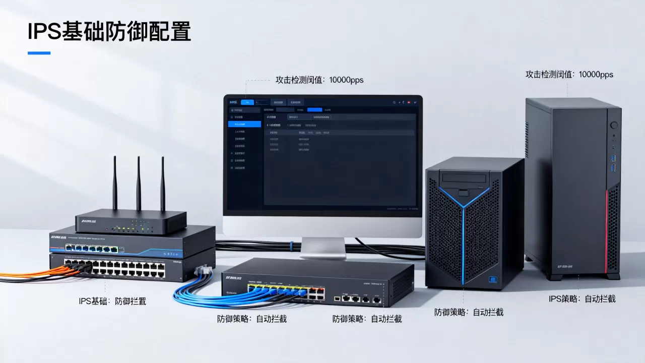 ip防御ddos攻击_配置IPS基础防御
