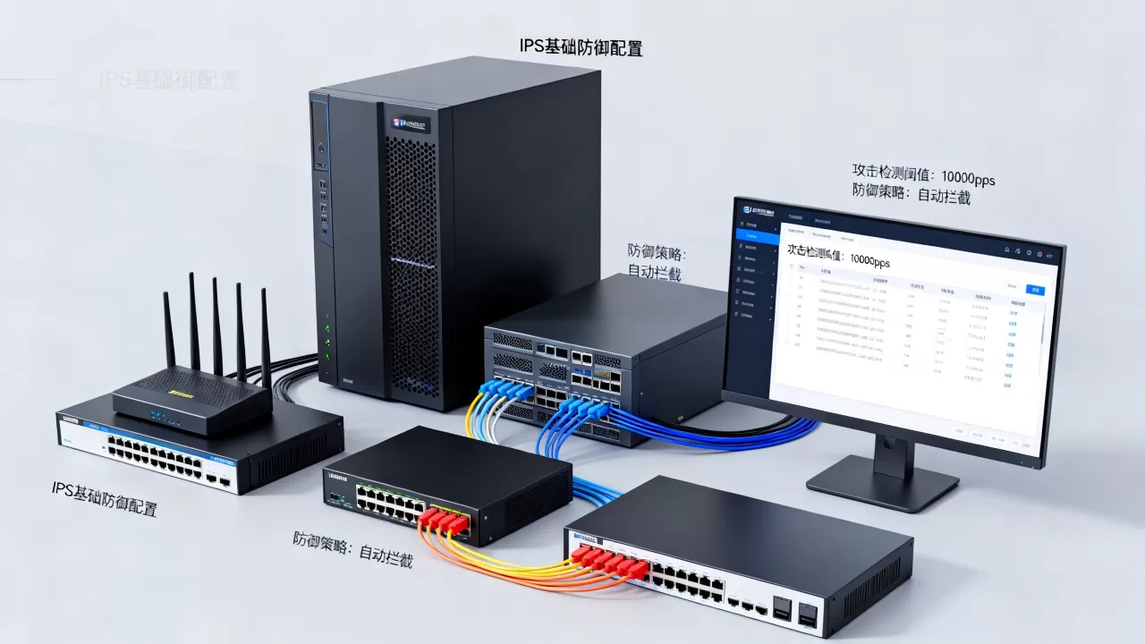 ip防御ddos攻击_配置IPS基础防御
