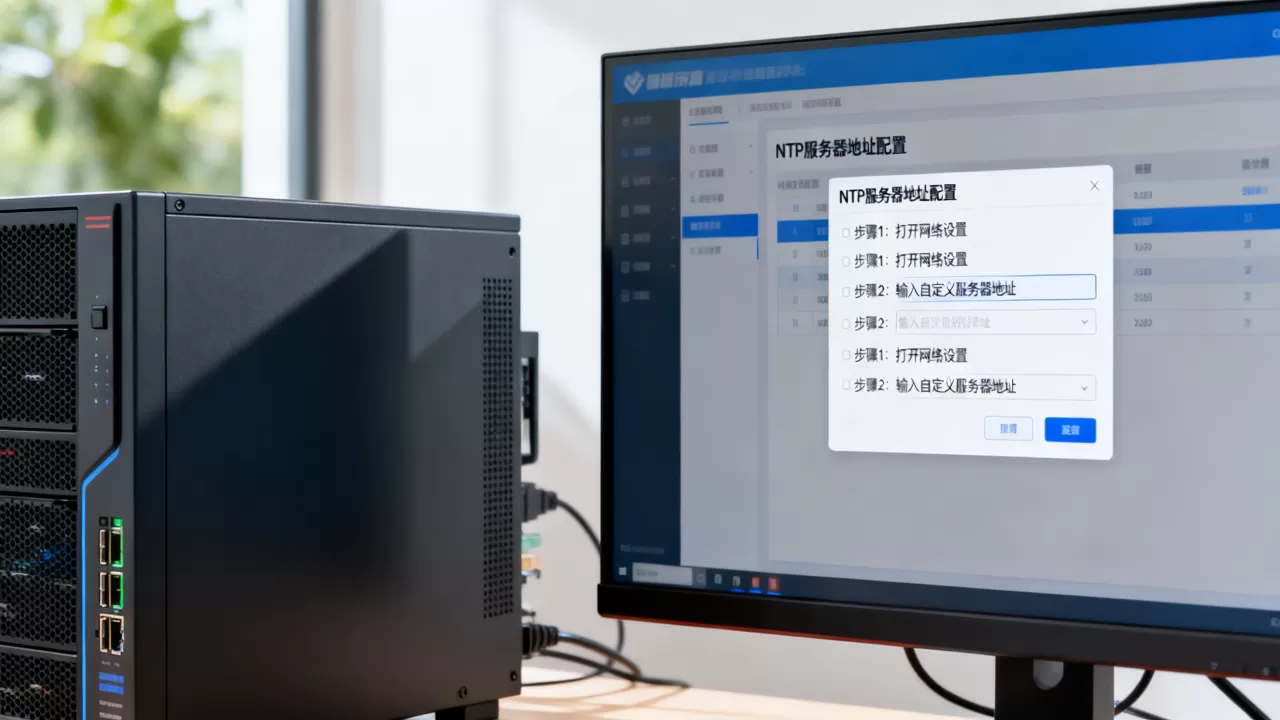 如何配置服务器地址以自定义NTP服务器地址？，怎么设置？