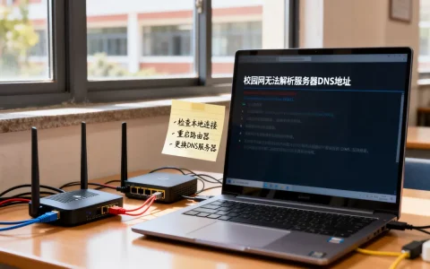 校园网无法解析服务器DNS地址是咋回事,DNS未响应怎么办