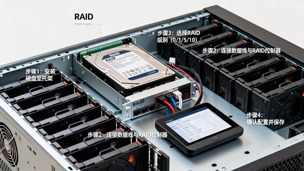服务器RAID配置的详细步骤是什么,RAID级别怎么选? 服务器RAID配置的详细步骤是什么,RAID级别怎么选?