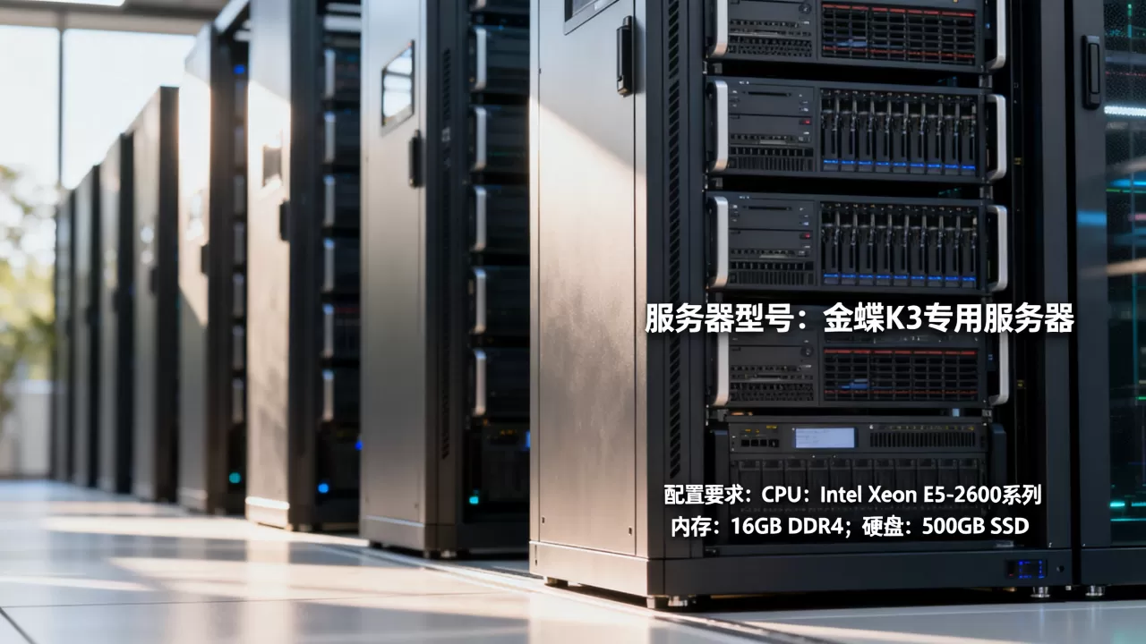 金蝶K3需要几台服务器，金蝶K3服务器配置要求是什么？