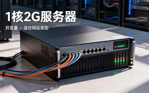 1核2G服务器能承受多大并发，适合建什么网站？