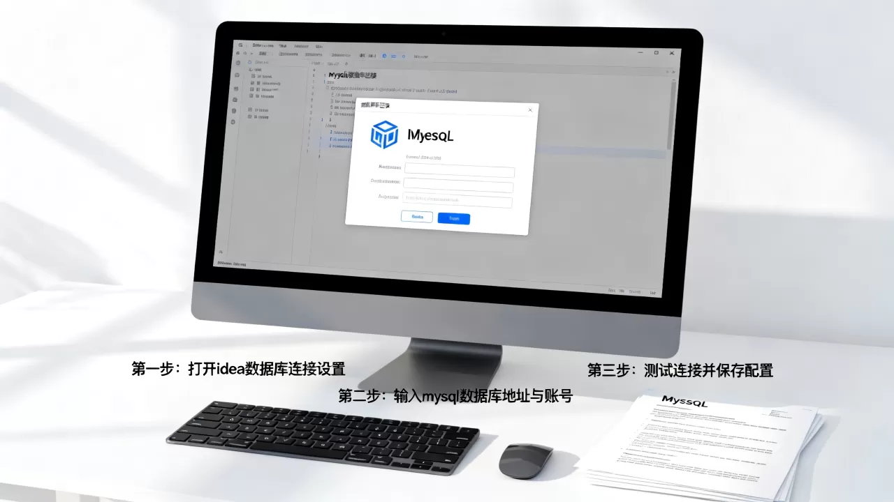 如何在idea中配置mysql数据库连接，怎么设置？