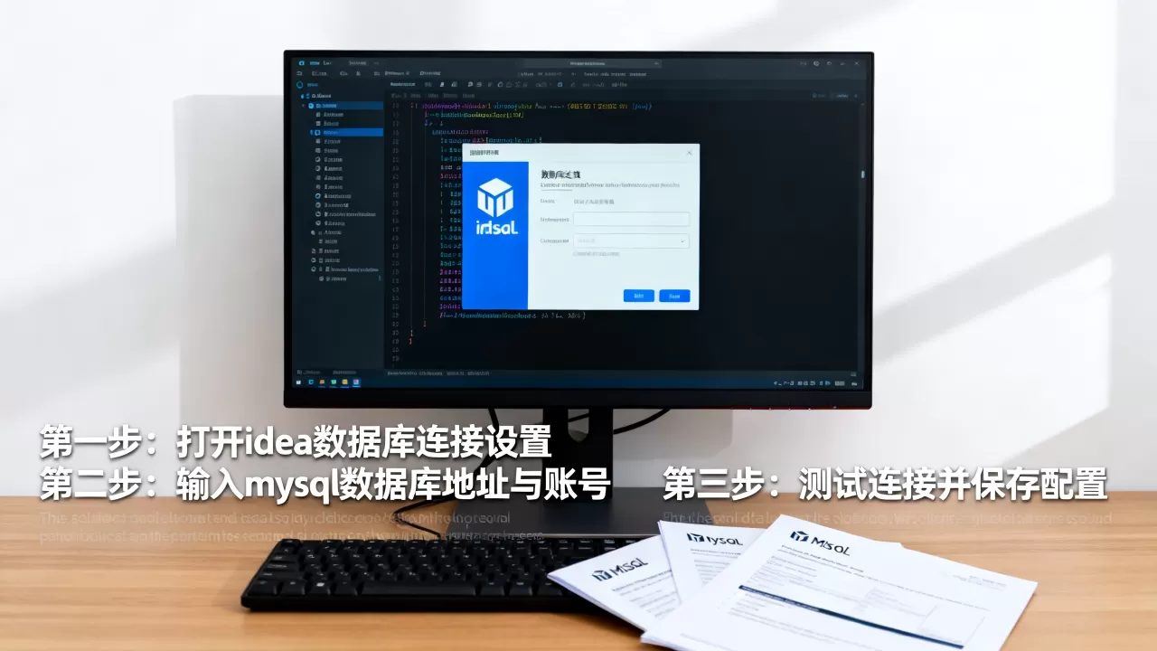 如何在idea中配置mysql数据库连接，怎么设置？