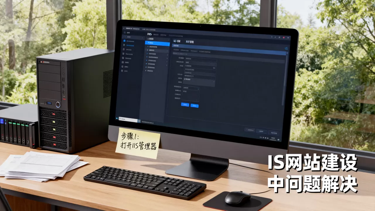 IIS提示网站建设中如何解决？,IIS绑定域名修改方法