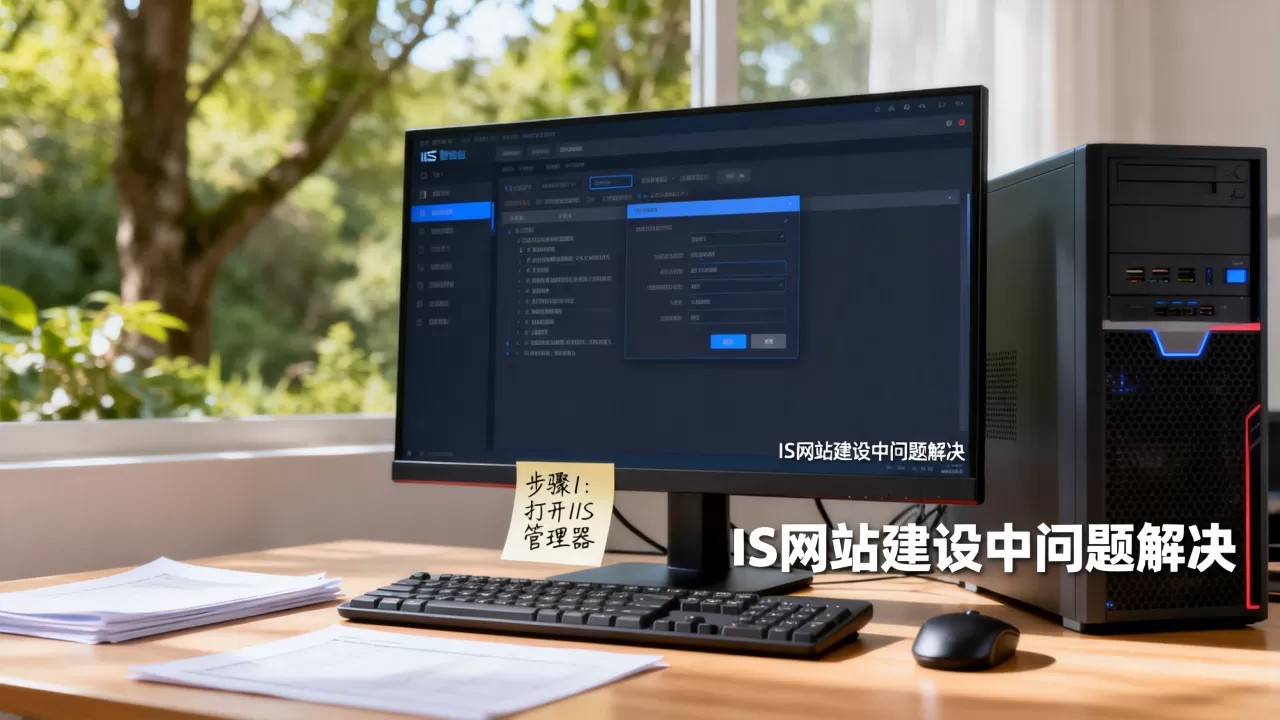 IIS提示网站建设中如何解决？,IIS绑定域名修改方法