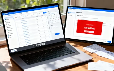 IIS添加网站后怎么打开？，证书安装失败怎么办？