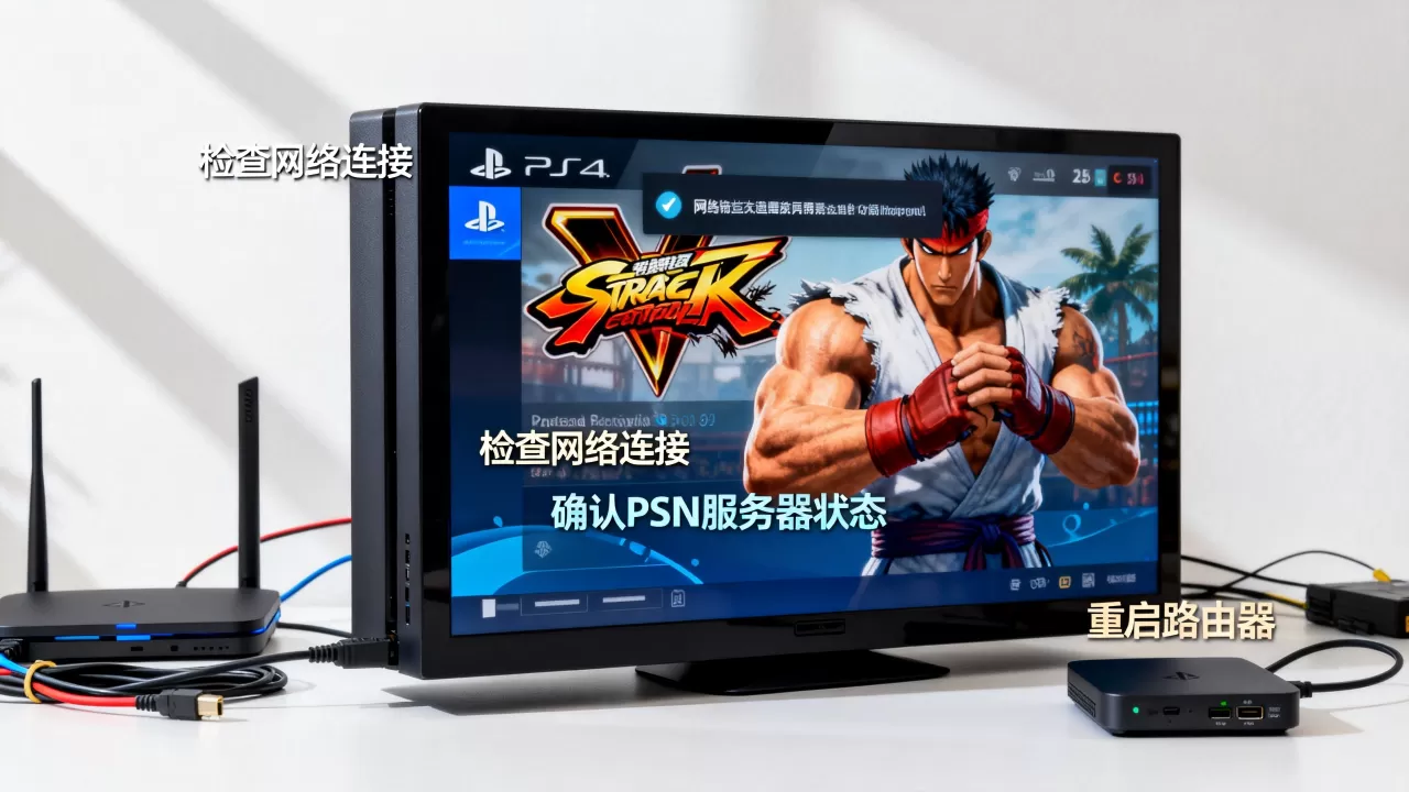 为什么PS4街霸5登陆服务器失败,怎么解决 为什么PS4街霸5登陆服务器失败,怎么解决