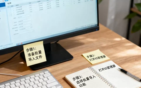 IIS网站批量导入怎么操作，具体步骤有哪些？