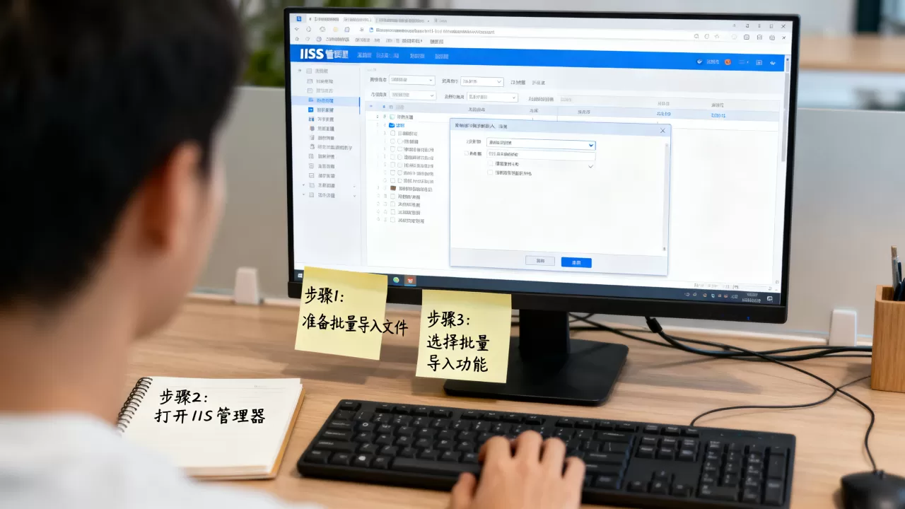 IIS网站批量导入怎么操作,具体步骤有哪些? IIS网站批量导入怎么操作,具体步骤有哪些?