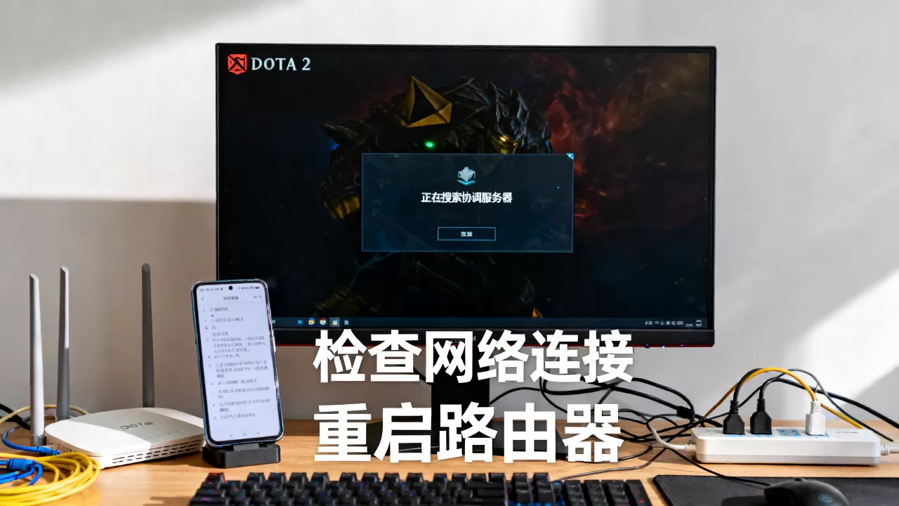 Dota2一直搜索协调服务器怎么解决，是什么原因