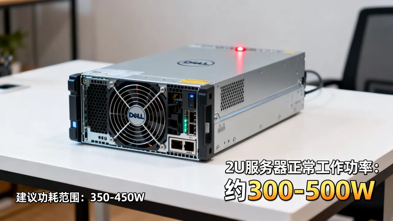 戴尔2U服务器正常工作要多少功率，功耗多少合适