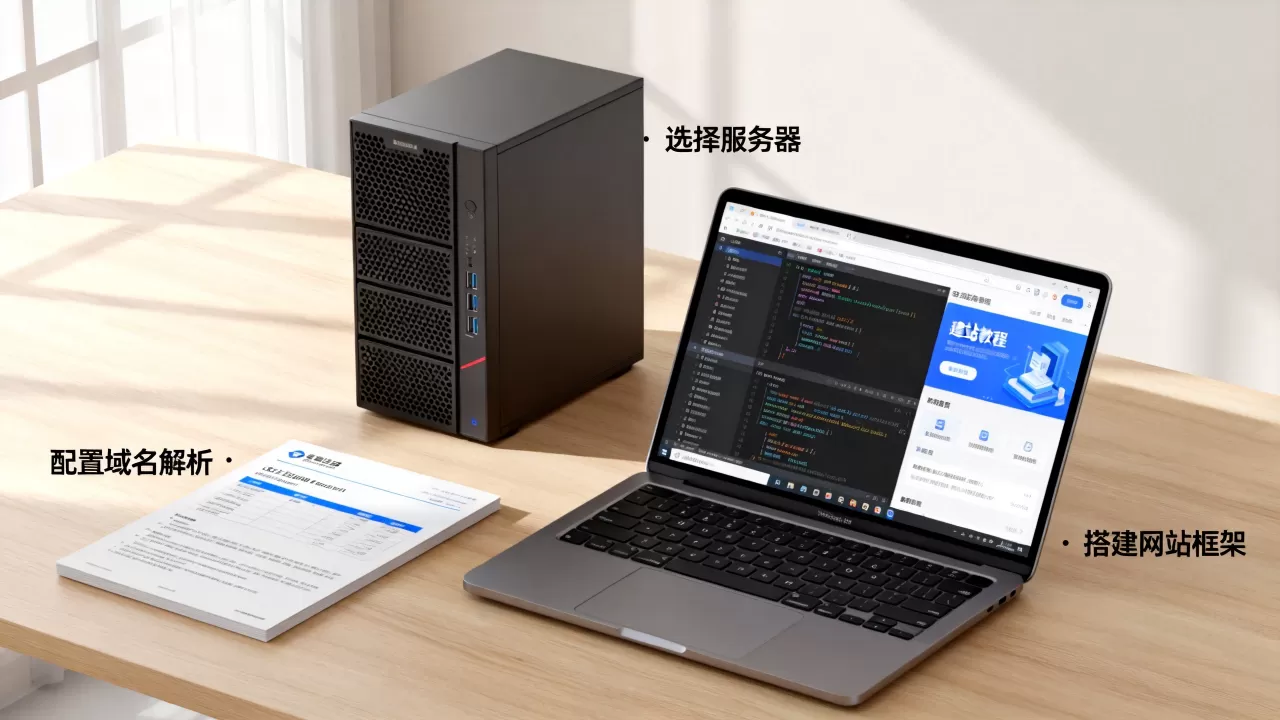 服务器域名都准备好了怎么建站,网站搭建教程? 服务器域名都准备好了怎么建站,网站搭建教程?