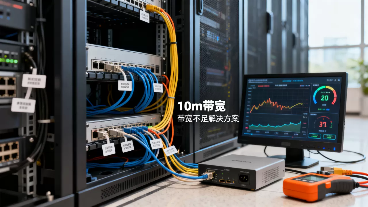 服务器10m带宽能承受多少人访问，带宽不足怎么解决？