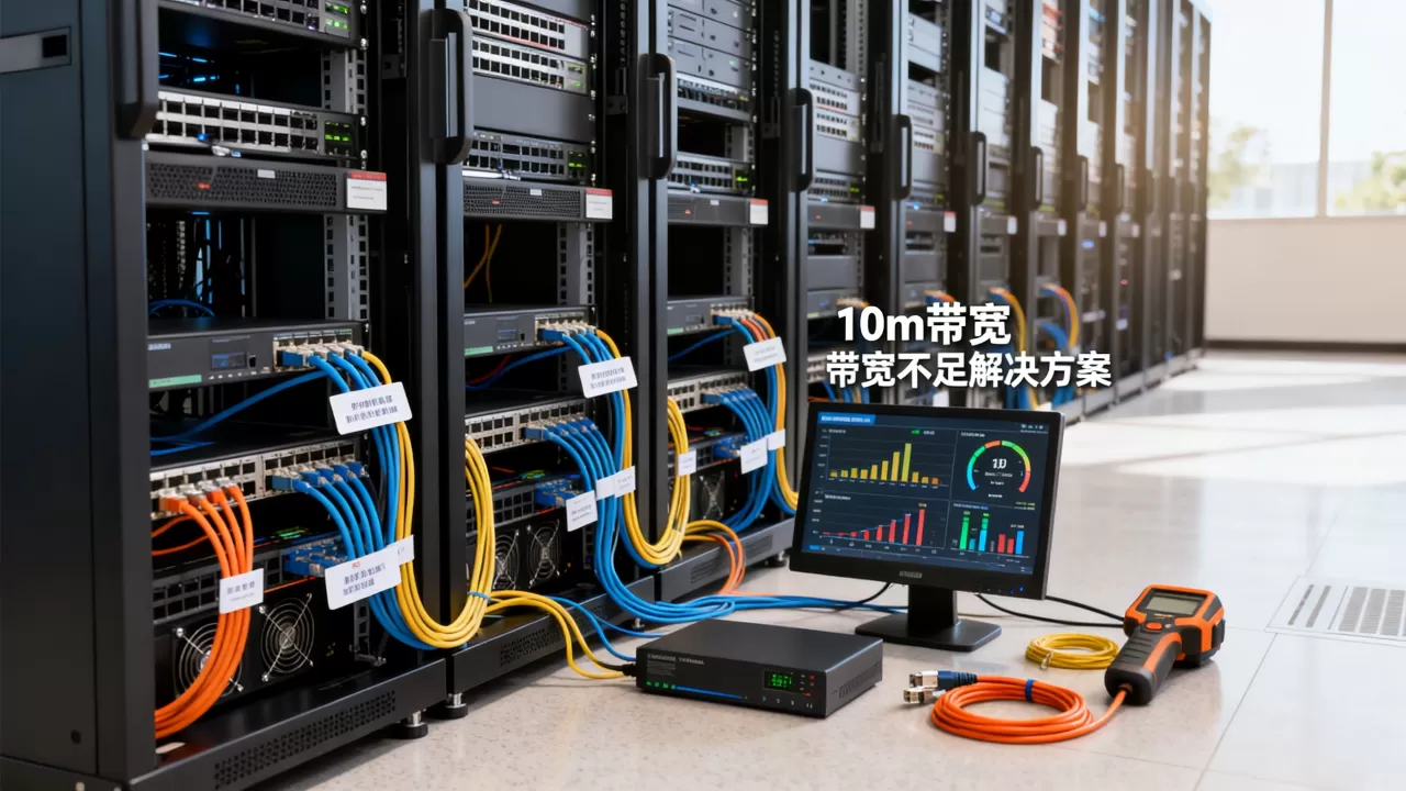 服务器10m带宽能承受多少人访问，带宽不足怎么解决？