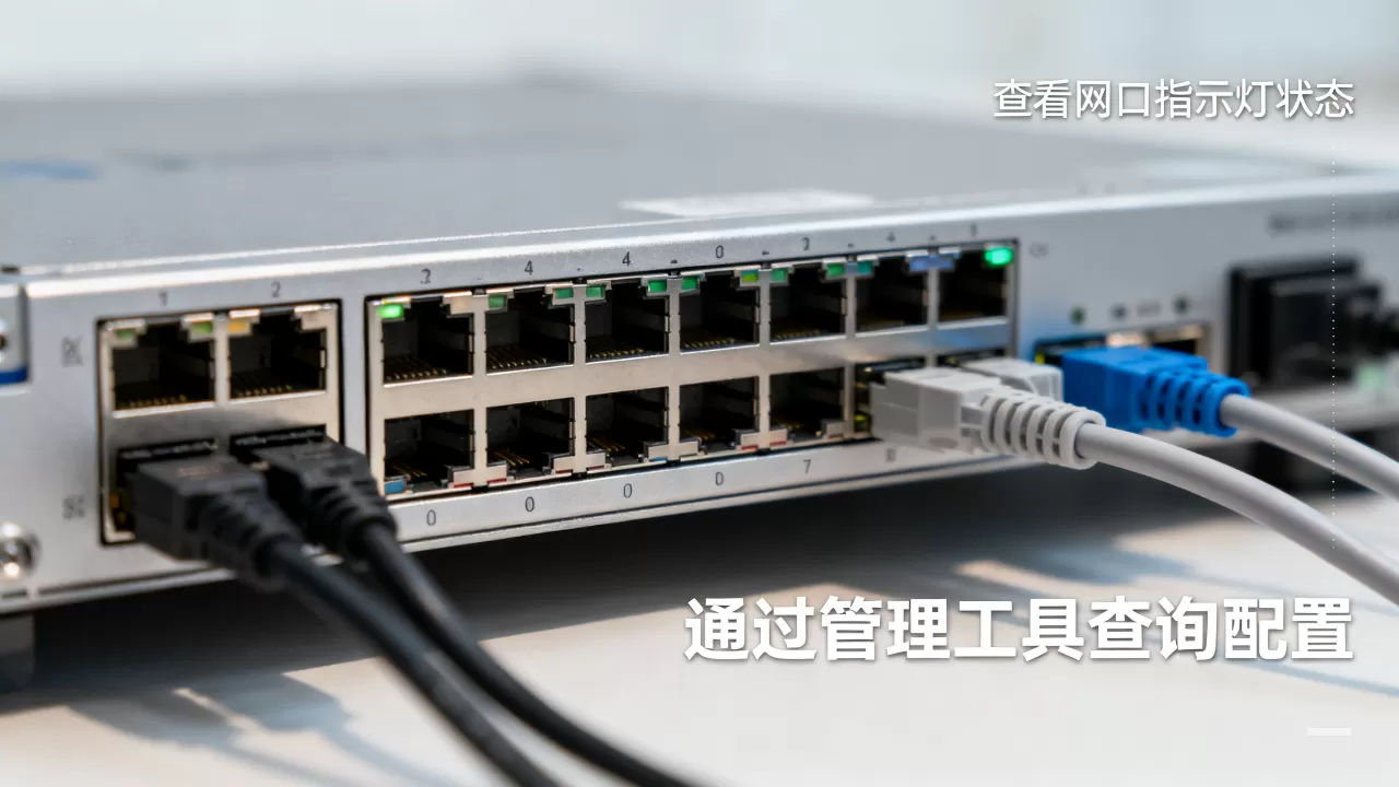 如何查询服务器多网口配置，物理网口连接或断开怎么查？