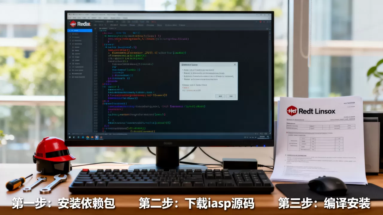 RedHat Linux中怎么配置iasp，安装步骤是什么？