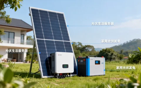 光伏生活服务器有哪些？,家用光伏发电怎么选