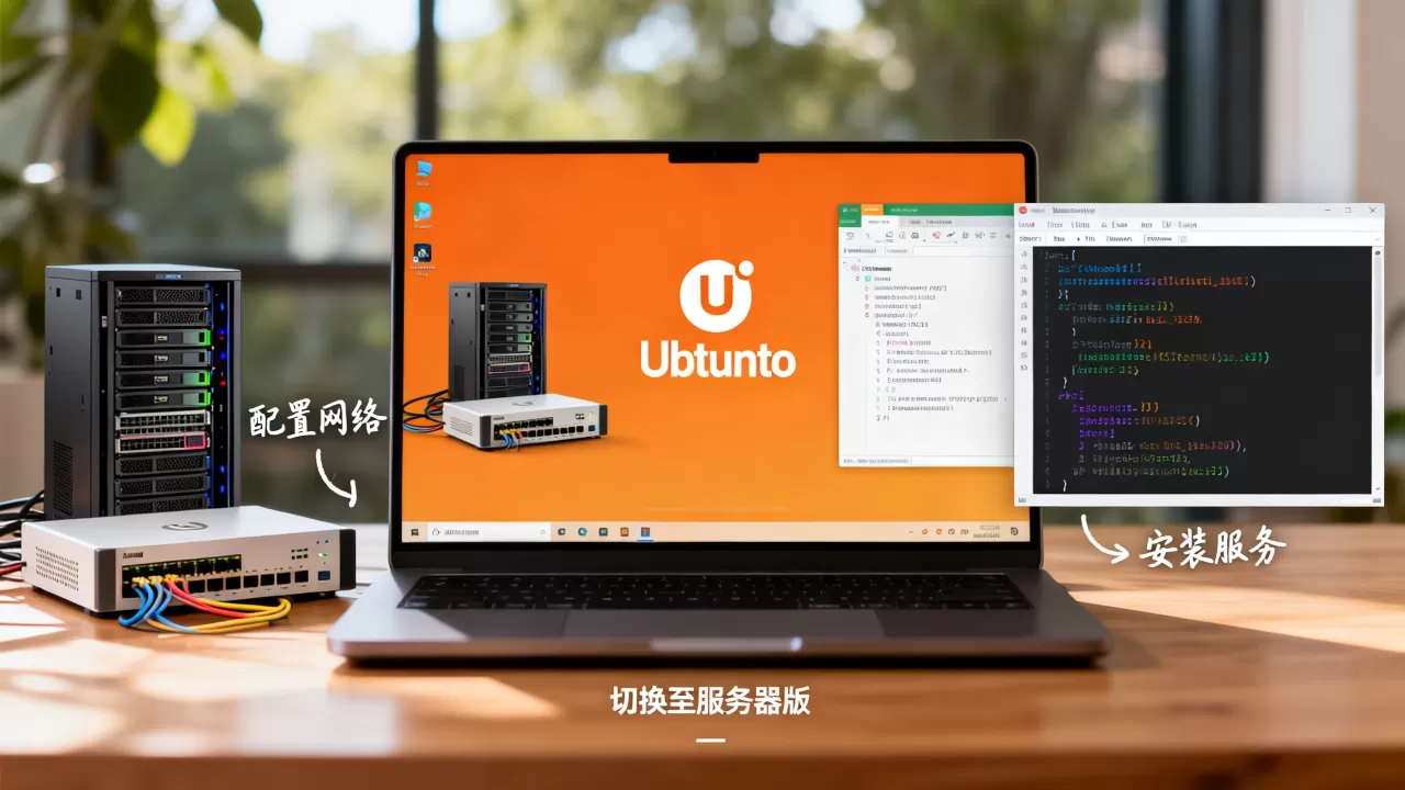 ubuntu桌面版能改成服务器版吗，怎么设置