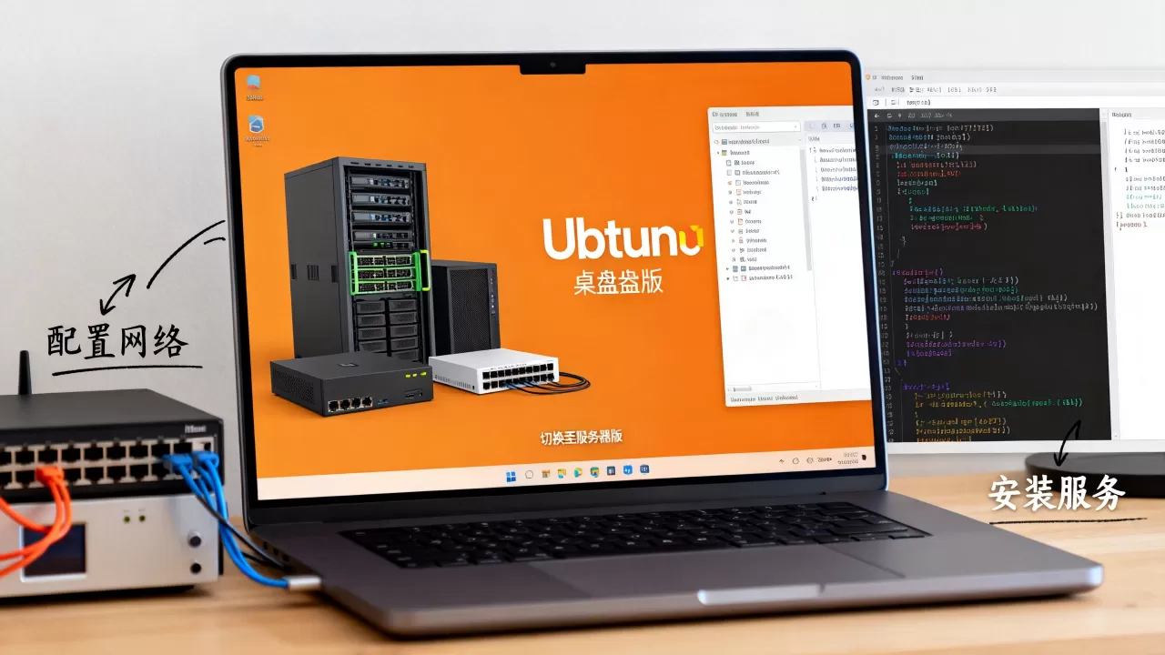 ubuntu桌面版能改成服务器版吗，怎么设置