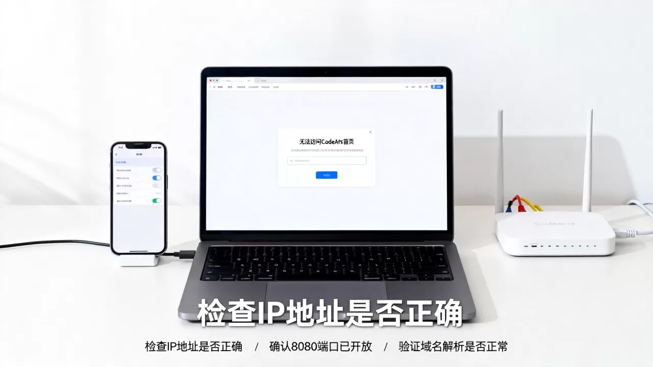 IP访问8080打不开CodeArts首页?,如何解决? IP访问8080打不开CodeArts首页?,如何解决?