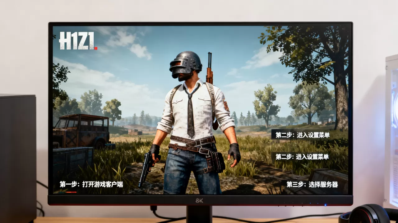 h1z1下载完成后怎么换服务器，详细步骤是什么？