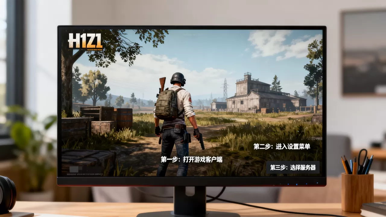 h1z1下载完成后怎么换服务器，详细步骤是什么？
