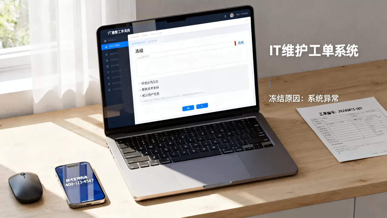 IT维护工单系统工单冻结怎么处理,是什么原因? IT维护工单系统工单冻结怎么处理,是什么原因?
