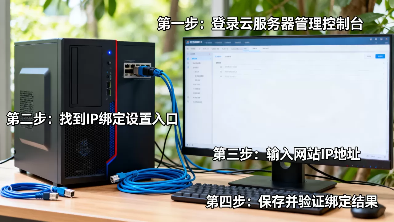 单IP云服务器怎么绑定网站IP？，绑定网站IP的步骤是什么？