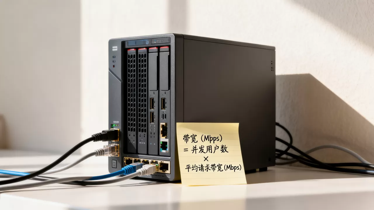 服务器10m带宽能支撑多少人并发？带宽与访问量换算公式？