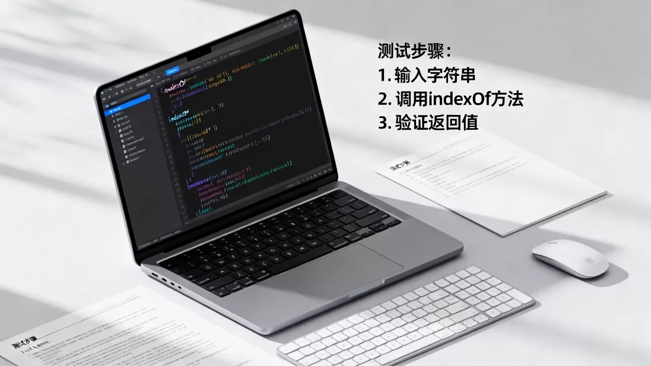 indexOf方法测试方法是什么？，怎么用？