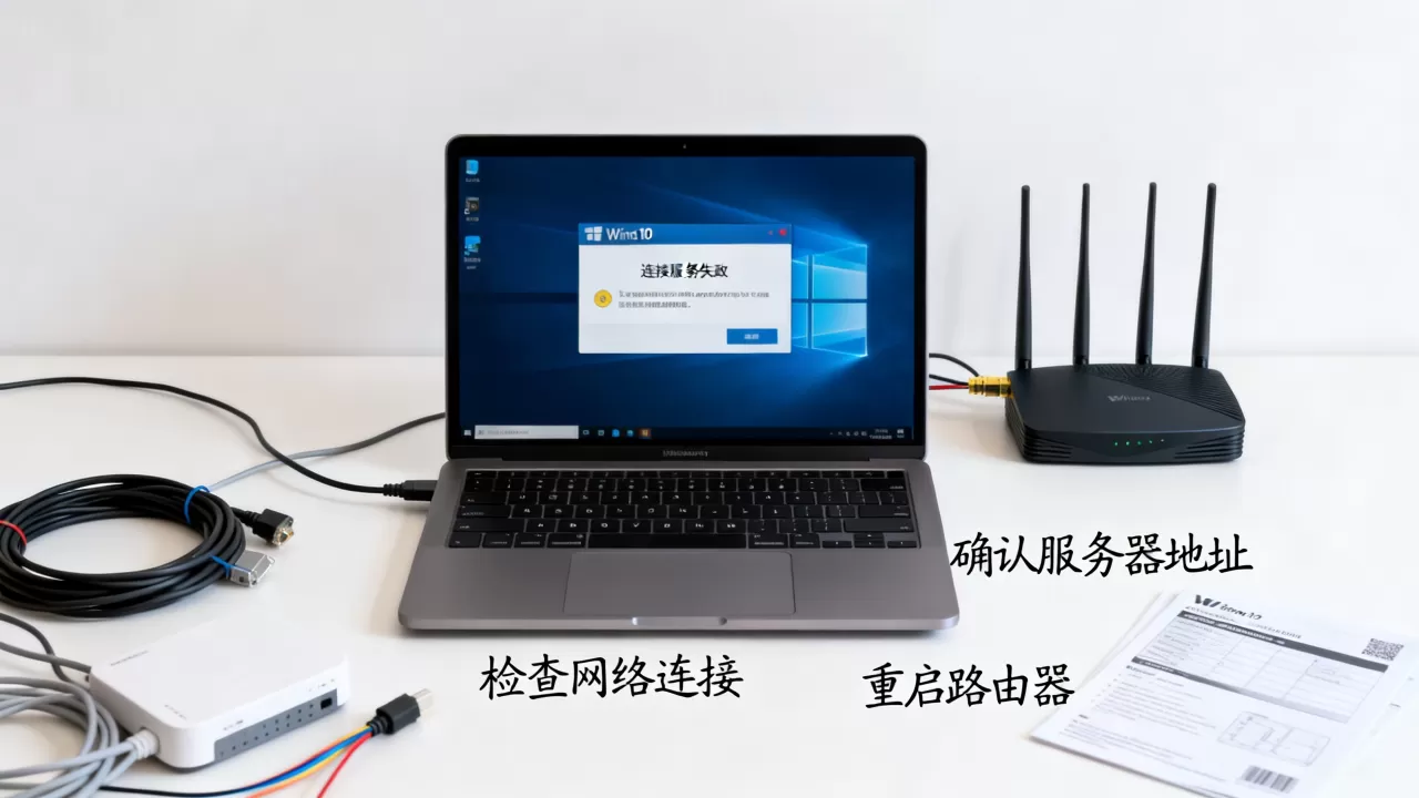 win10连接服务器失败怎么办,是什么原因 win10连接服务器失败怎么办,是什么原因