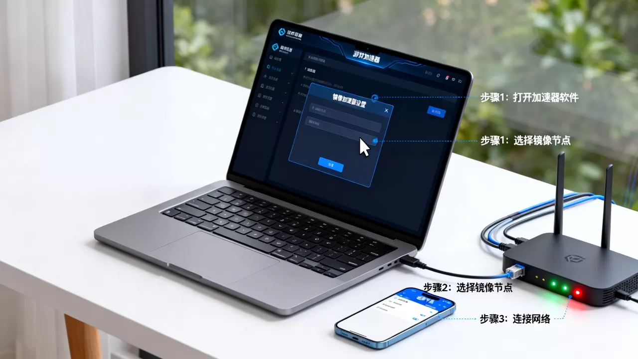 IP网游加速器如何设置镜像加速器？，网游加速器怎么设置