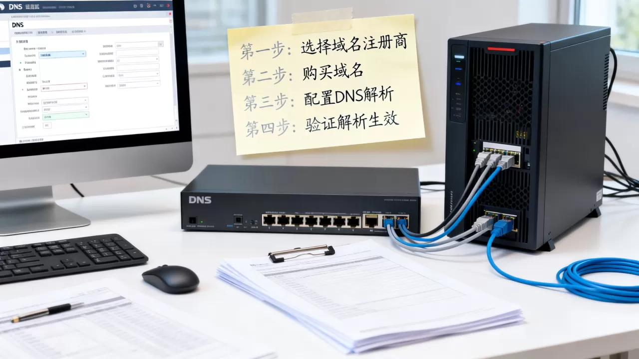 如何配置服务器域名？，DNS服务器配置步骤有哪些？
